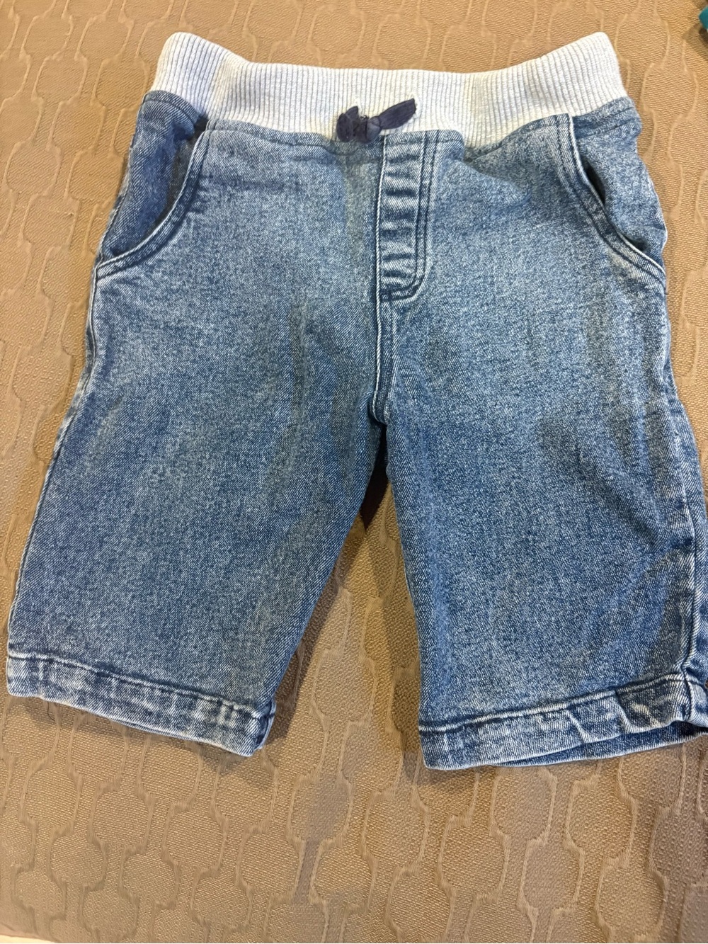 Boys  Australian super soft Kids Jean Shorts with Rib Waistband!